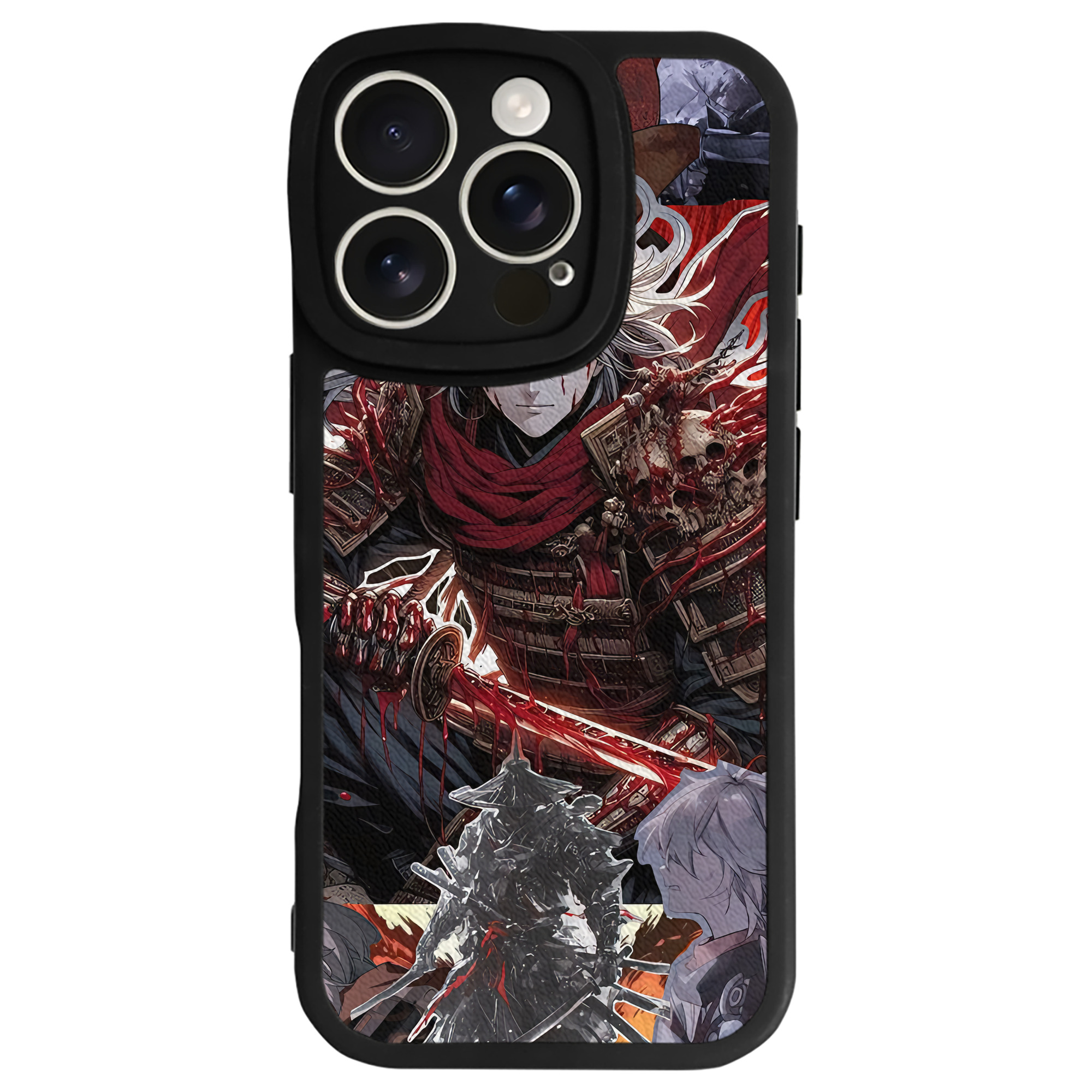 （画像用） 刀剣乱舞 Touken Ranbu 【iPhone 16シリーズ対応】シリコンスマホケース（レザー調） 材質：シリコン